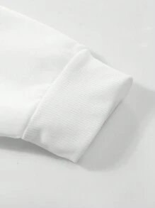 Manfinity EMRG Bộ quần nỉ có mũ trùm đầu và in chữ và hình cỡ lớn mùa thu cho nam - Nhiều màu - Xem 4