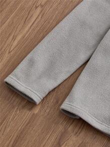 Manfinity VCAY 2pcs Men Casual Loose Polo Shirt And Drawstring Waist Straight Pants Set, Fashionable Leisure Wear