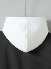 SHEIN Young Boy Colorblock Letter Print Comfortable Jacket, Suitable For Autumn, Spring And Winter - Multicolor - View 8