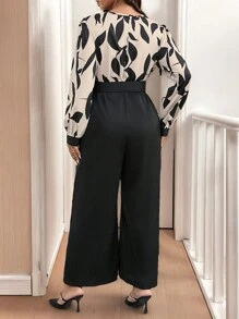 SHEIN Unity Shadow Cutout 拼布纯色连体裤 - 彩色 - 查看 2
