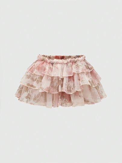 Kawaii Low Waist Sexy Ruffle Trim Sheer Mini Skirt