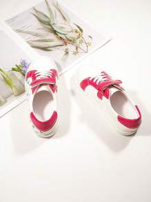 Cute Casual Campus Fashion Thick Bottom Flat White Sneakers For Girls