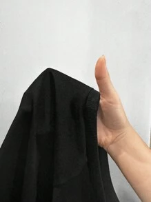 Lunelith SHEIN Lunessa Sudadera casual de cuello redondo en unicolor para mujer