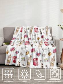 1 chiếc chăn vải nỉ kỹ thuật số mềm mại và thoải mái với họa tiết màu nước du lịch Vương quốc Anh, thích hợp cho ngày lễ, trang trí nhà cửa, phòng ngủ, phòng khách, sử dụng cho mọi mùa - Nhiều màu - Xem 11