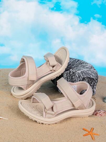 儿童经典纯色运动凉鞋，轻便防滑耐用鞋底，适合日常、海滩、户外，快干，适合春夏季