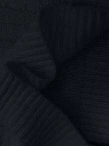 SHEIN Clasi Nieuwe Europese stijl losse casual getailleerde gebreide damestruijurk, modieuze zachte gebreide truijurk, herfst