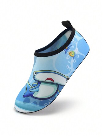 儿童夏季水鞋/沙滩鞋/游泳鞋，男童恐龙图案登山鞋