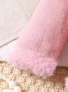 Babymeisje Warm Fleece Capuchon Cardigan Sweater Jas, Ontworpen Voor Praktische Warmte In Herfst/Winter. Het Thermisch Gevoerde Ontwerp Biedt Warmte En Koude Bescherming.