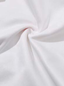 SHEIN 2 件套儿童男孩万圣节骷髅印花圆领运动衫和骷髅印花针织裤，休闲韩版风格，舒适 - 白色 - 查看 3