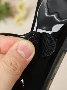 1 双韩版秋冬女童珍珠平底鞋 - 黑色 - 查看 6