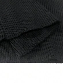 Calvaya Plus Size Solid Color Slim Fit Casual Sweater (Spring & Autumn) Knit Pullover Fall Winter Outfit