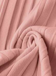 Calvaya Vestido de mujer con cuello en V, plisado, manga larga y cintura ceñida para otoño/invierno