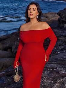 SHEIN VCAY Vestido de Navidad para mujer, Conjunto de vacaciones, Vestido de cumpleaños para mujer, Vestido de fiesta de Navidad, Vestido modesto de Navidad, Vestidos vintage para mujer, Vestido para citas, Vestido de punto, Vestido de Año Nuevo