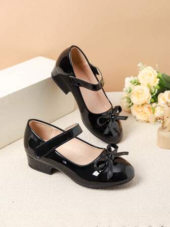 Flickbågedekor Mode barnskor, lämpliga för höst/vinter