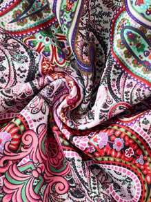 Soleia 度假女士复古秋季彩色印花吊带背心荷叶边分层迷你连衣裙，可内穿或外穿 - 彩色 - 查看 6