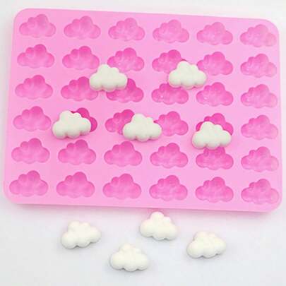 1PC Cloud Design Multi-Grid DIY Silicone Mold, Modern Silicone Mold For DIY