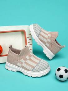 Giày đi bộ đế mềm chống trượt thời trang thoáng khí thoải mái dễ dàng mang vào/tháo ra cho trẻ mới biết đi - Nhiều màu - Xem 1