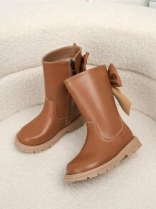 Toddler Girls' Fashionable & Cozy Warm High Boots - Brown - View 6