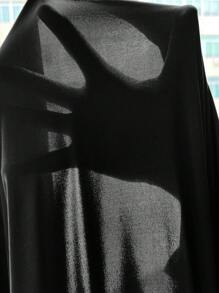 Slaydiva 优雅浪漫性感派对深V领露背高开叉A字长裙性感长裙黑色性感连衣裙 - 黑色 - 查看 10