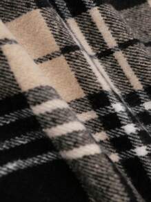 Manfinity Homme Men's Plaid Print Long Sleeve Hooded Jacket - Multicolor - View 3