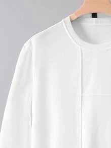 Manfinity Homme Men's Casual Round Neck Pullover Sweatshirt For Autumn - Khaki - View 3