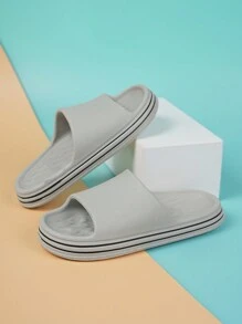 Kids Boys' Comfortable Fashionable EVA Aqua & Indoor Slip-On Sandals For Summer - Grey - View 2