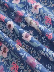 SHEIN 春夏女嬰可愛碎花蝴蝶結連身裙 - 彩色 - 查看 6