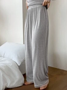 DAZY 1 Set de Ropa de Dormir de Punto Suave con Borde de Encaje