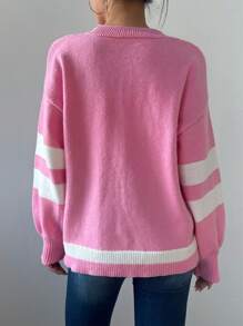 Chiquease 1 pieza Blusa casual de mujer con bolsillo, manga larga, abotonadura frontal y parche de color liso