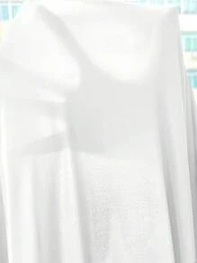 Slaydiva 优雅浪漫性感派对深 V 领露背开衩下摆 A 字长裙 - 白色 - 查看 9