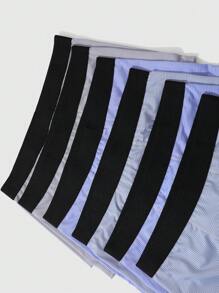 6pcs Letter Waistband Teenage Boy Briefs - Multicolor - View 4