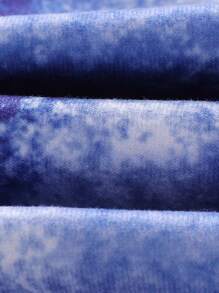 2pcs Young Boys Gradient Text Print Casual Snug Fit Pajama Set: Long Sleeve T-Shirt And Long Pants - Multicolor - View 3