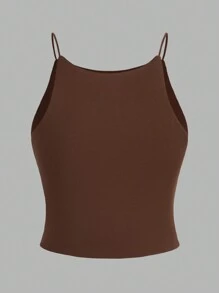 SHEIN EZwear 3 件套女士针织休闲无袖背心套装 - 彩色 - 查看 10