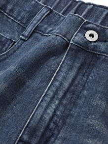 DAZY Women's Simple Buttoned Pocket Casual Denim Jeans, For Everyday Wear