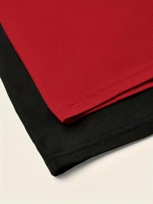 INAWLY Solva 女士纯色不对称腰部休闲短裤 - 彩色 - 查看 4