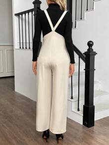 SHEIN LUNE جمبسوت بدون أكمام نسائية، تصميم رشيق مشكل للجسم، موديل جديد لخريف وشتاء 2024