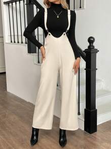 SHEIN LUNE جمبسوت بدون أكمام نسائية، تصميم رشيق مشكل للجسم، موديل جديد لخريف وشتاء 2024