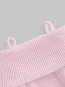 ROMWE 女士翻领露肩灯笼袖纯色毛衣，别致，性感