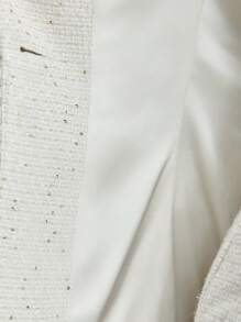 MOTF PREMIUM TWEED PEAK COLLAR FLAP DETAIL BLAZER
