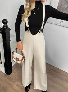 SHEIN LUNE جمبسوت بدون أكمام نسائية، تصميم رشيق مشكل للجسم، موديل جديد لخريف وشتاء 2024