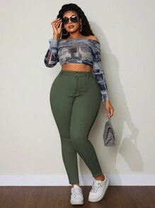 Engsitzende Jeans für Damen in Große Größen, für den täglichen Lässig-Einsatz ideal kombinierbar