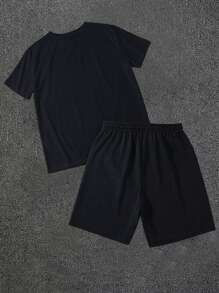 Manfinity Dauomo 休闲T恤套装，夏季短袖