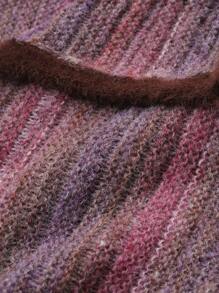 DAZY Women Casual Ombre Color Block Zip Up Fitted Cardigan For Autumn,Fall Women Clothes - Violet Purple - View 11