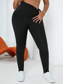 Maweii Plus Size Women Leopard Print High Waist Casual Leggings, Multi-Pack - Multicolor - View 6