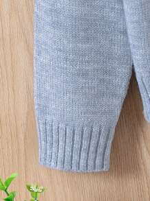 Herfst/Winter Franse Stijl Contrasterende Kleur Ruffle Zoom Schattige Ronde Hals Trui Pullover Lange Mouw Meisjes Jonge Meisjes Gebreide Trui, Geschikt Voor Buitensporten En Casual Thuiskleding