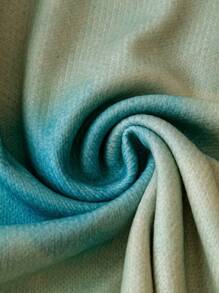 Plus Size Women Digital Floral Print Fashionable Casual Crew Neck Pullover Sweater, Autumn/Winter Knit Pullover Fall Outfit