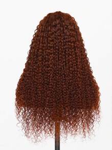 Peluca de cabello humano 100% con cierre sin pegamento de 7x5 pulgadas, de color predecolorado y precortado, con encaje derretible en un tono rico castaño cobrizo, de la marca 9AM HAIR - S33 - Ver 5
