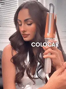 SHEGLAM HAIR It-Curl Rizador instantáneo de un solo toque Rizador automático, Rizador de cabello automático, Rizador de cabello automático de 25 mm con 3 temperaturas, Calentamiento rápido y rotación de 2 vías, Apagado automático, Varita rizadora giratoria anti-escaldaduras y anti-enredos, Rizador instantáneo táctil para peinar el cabello constituir playa y2k viajar cámping Escuela cosplay Regalo Campus moda