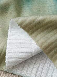 Plus Size Women Digital Floral Print Fashionable Casual Crew Neck Pullover Sweater, Autumn/Winter Knit Pullover Fall Outfit