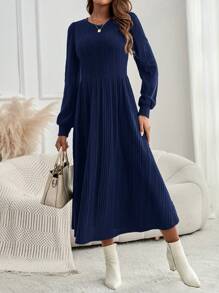 EMERY ROSE Women's Mid-Length Dress With Sleeves, Black, Women's Costumes Dress, Fall Women's Dresses, Black Long Sleeve Dress, Fall Clothes, Fall Dresses, Winter Dress, Winter Women's Clothes, Fall Women's Outfits
